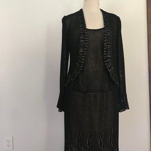 Black Three Piece Damianou Evening Set